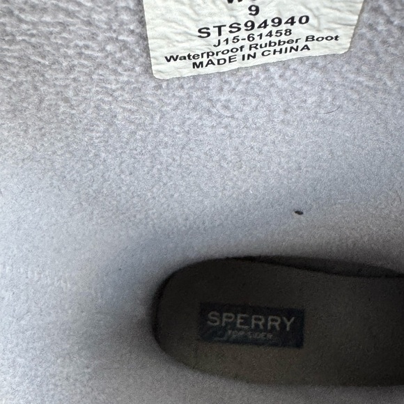 Sperry Walker Spray Rain Boots size 9 red and black - Picture 7 of 7